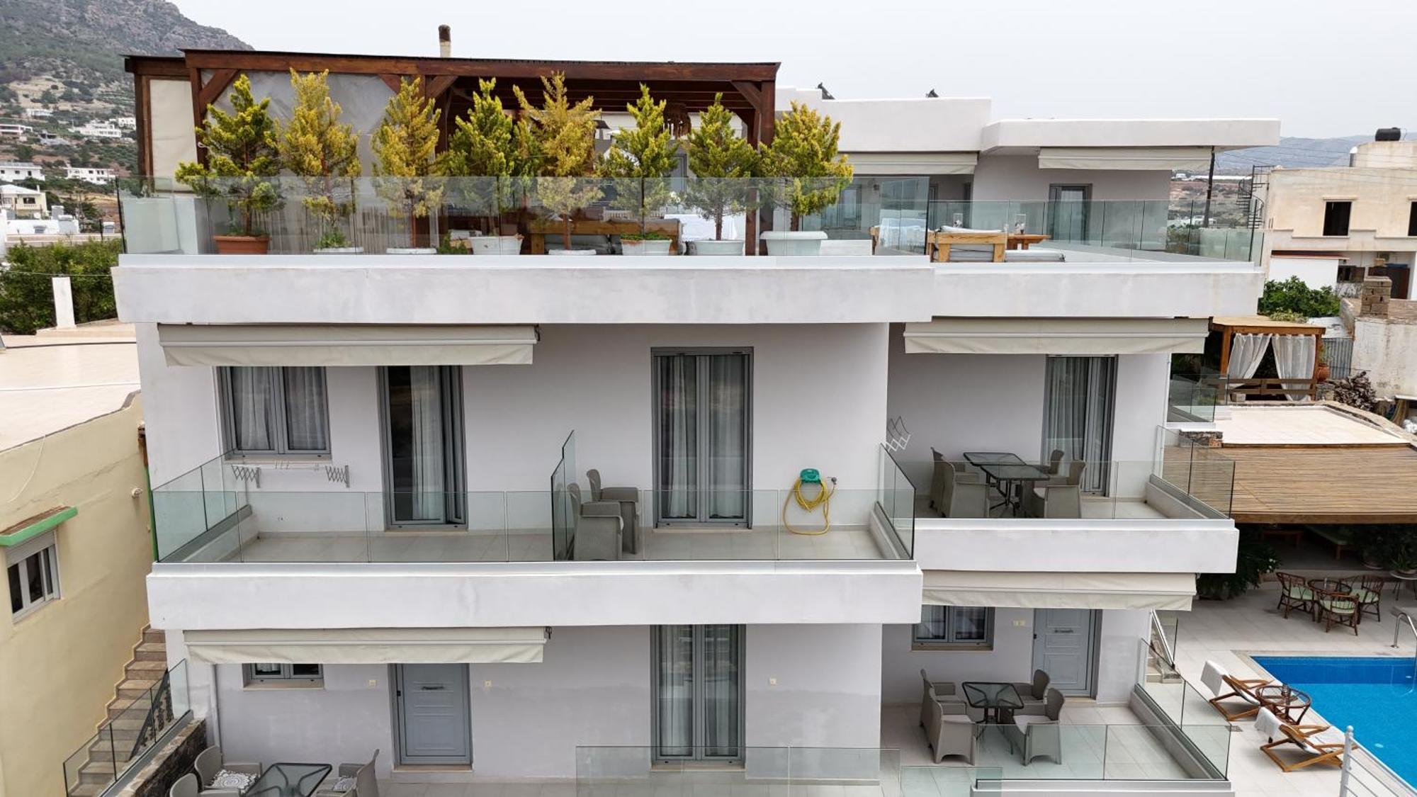Asteri Apartments Und Studios Makrýgialos Exterior foto
