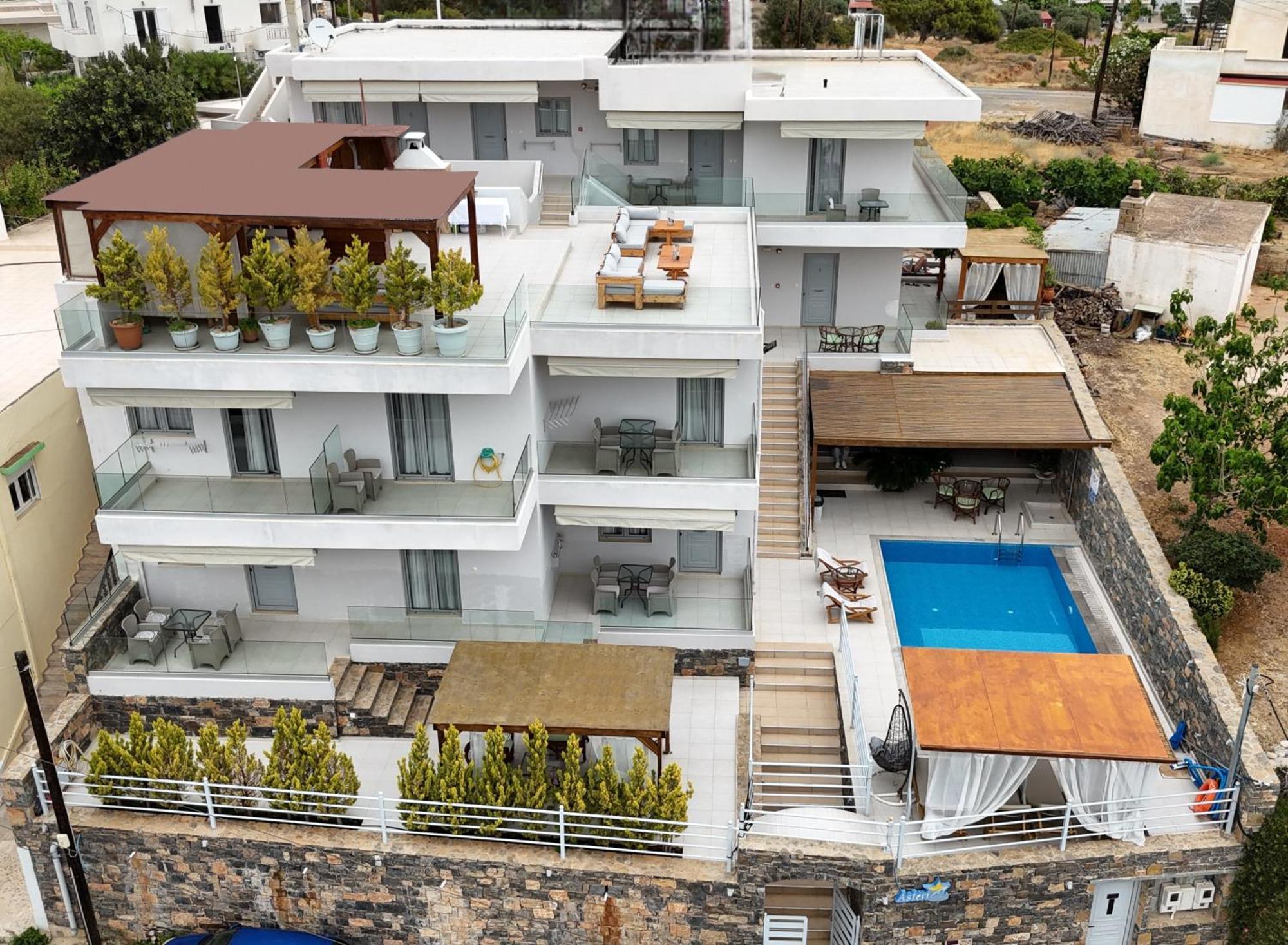 Asteri Apartments Und Studios Makrýgialos Exterior foto